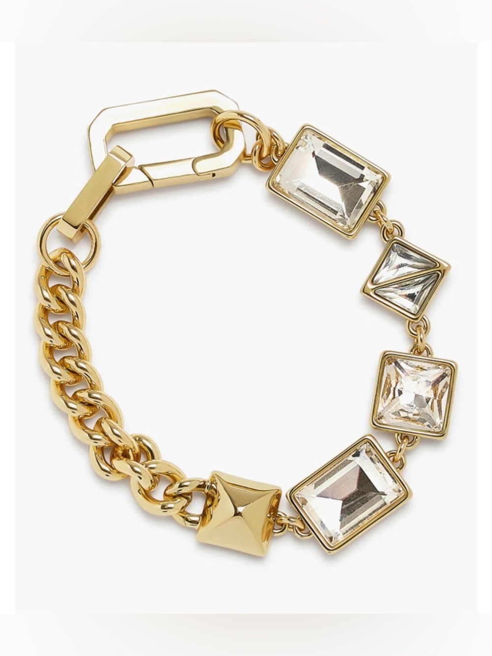All Saints Geometric Crystal Bracelet